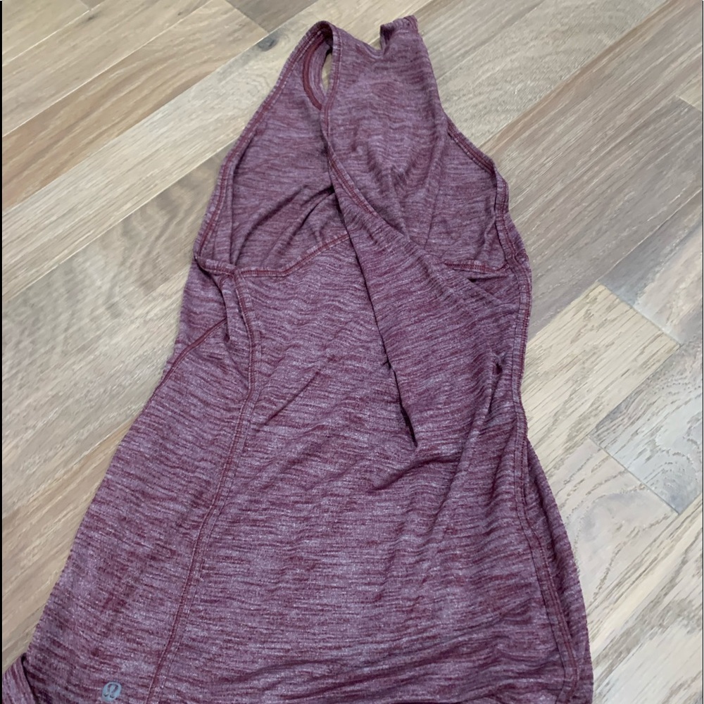 Purple lululemon tank top